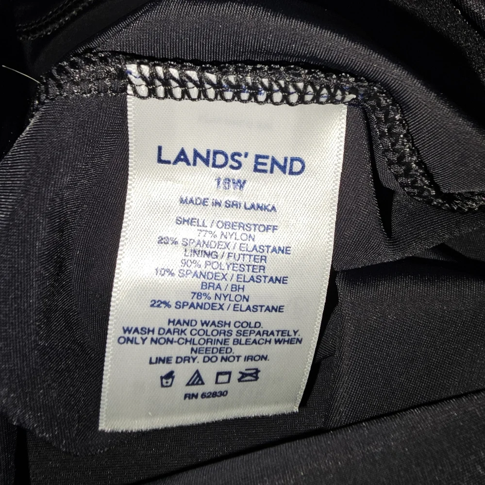 Lands' End 16W Women's Bathing Suit. - Picture 11 of 13